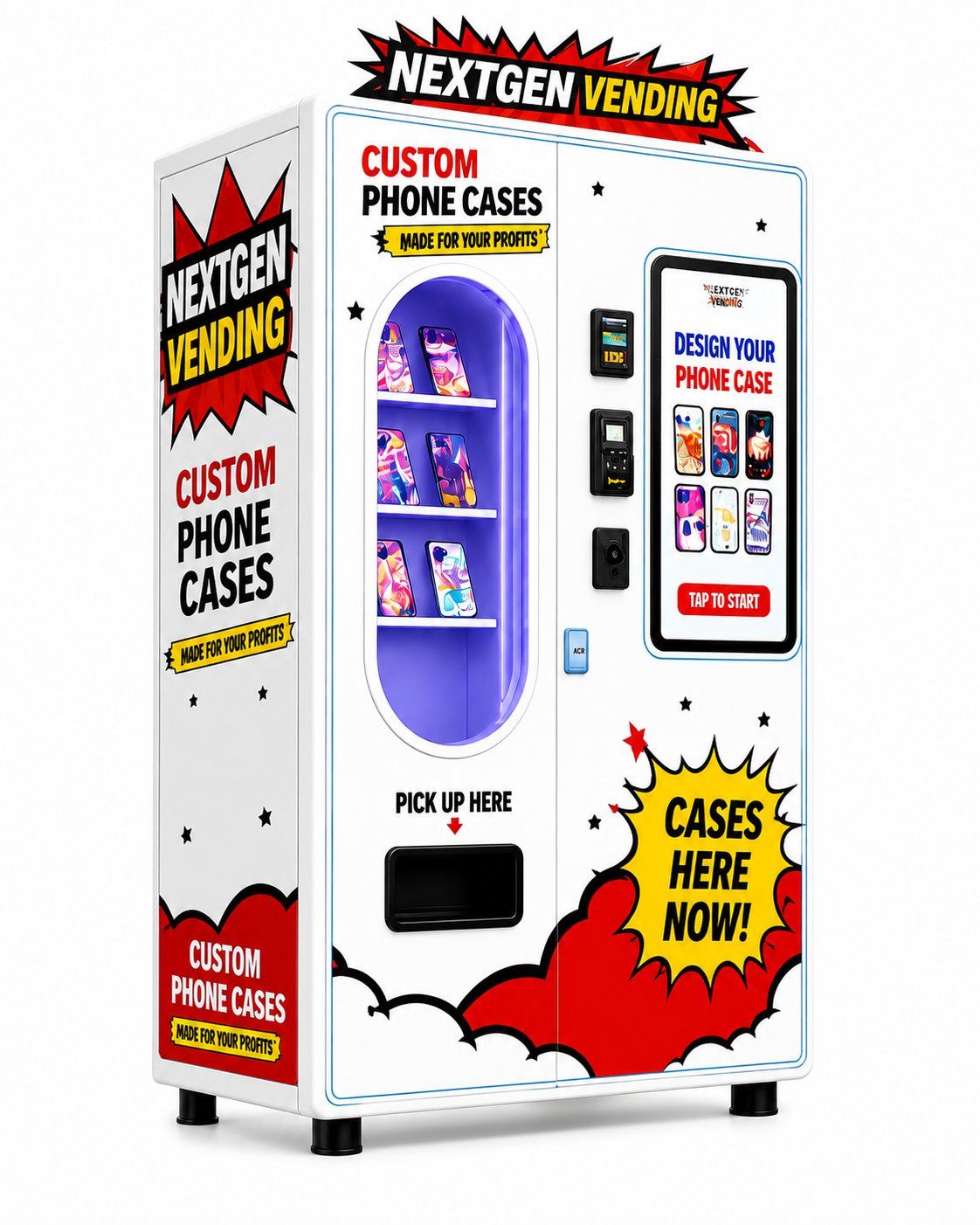 NextGen Vending Co custom phone case printing machine